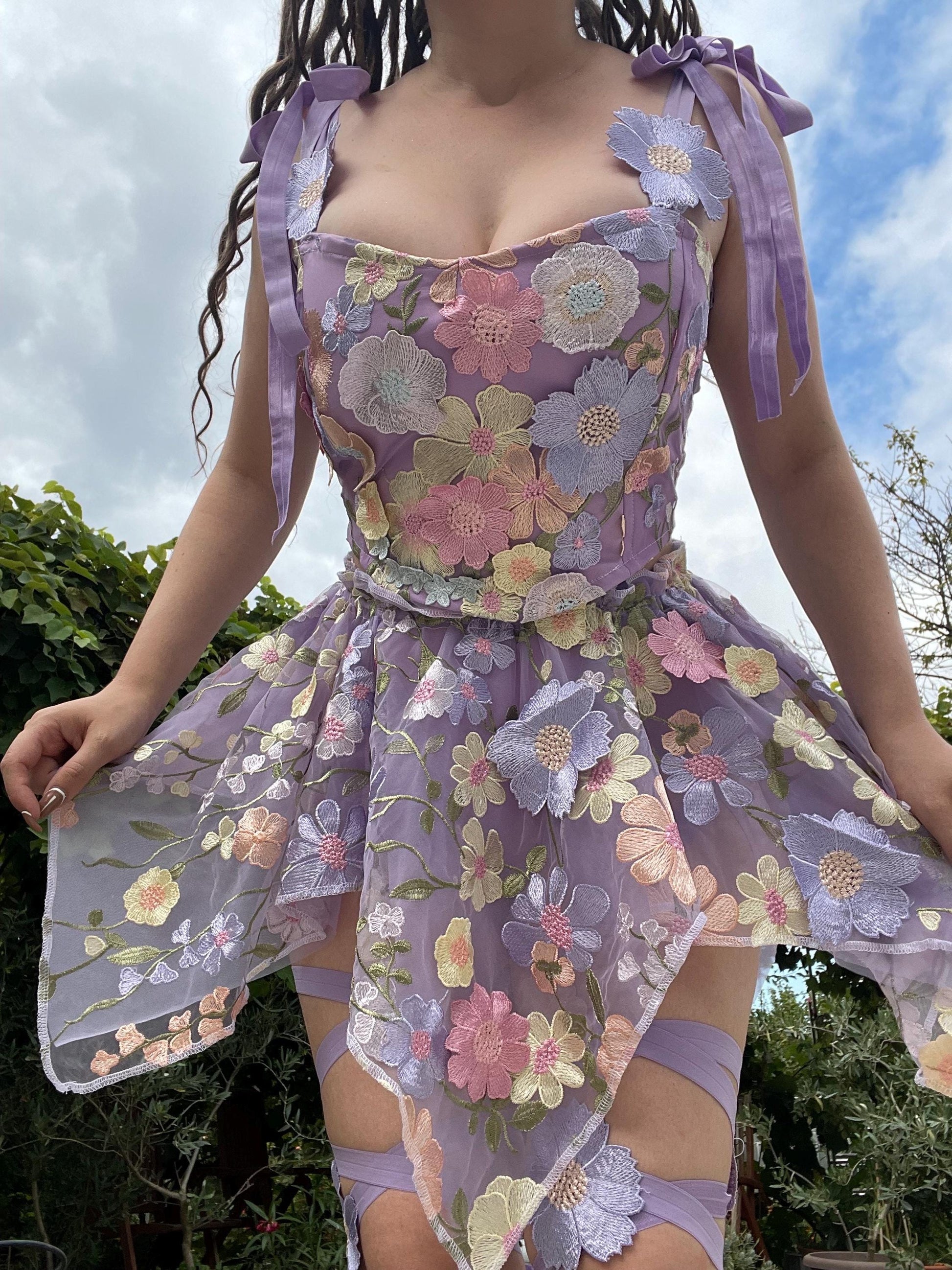 purple  fairy outfit, fairy goddess, fairy goddess outfit, purple  rave festival outfit, rave outfit, fairy outfit, rave corset, rave set, sequin rave set, sequin corset, flower corset, edc outfit, ravesaurus, festival set