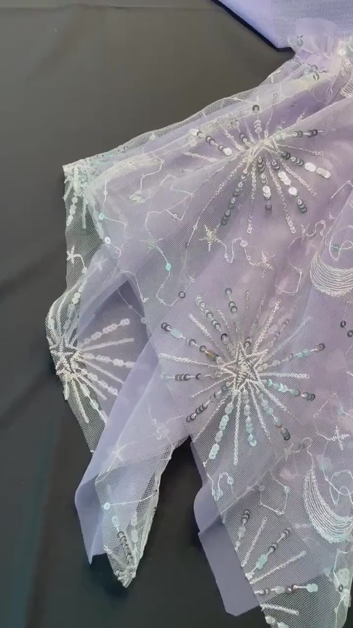 Purple Fairy Outfit, Sparkly Outfit, Woman Rave Set, Sequin Rave Outfit,  Holographic Outfit,  Fairy Outfit *Starry Delight* MTO